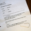 Erik Hellsten / Lawsuit in Progress, 2009, broderi, installation